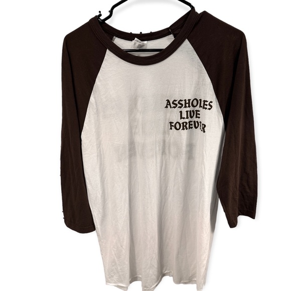 American Apparel Other - American Apparel “Assholes Live Forever” long sleeve t shirt --L
